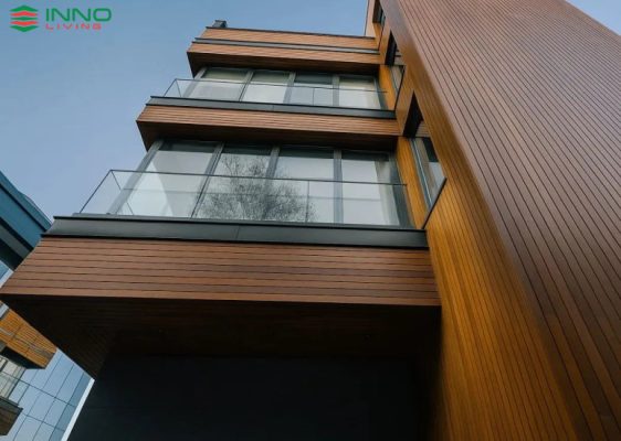 Ốp tường gỗ nhựa ngoài trời