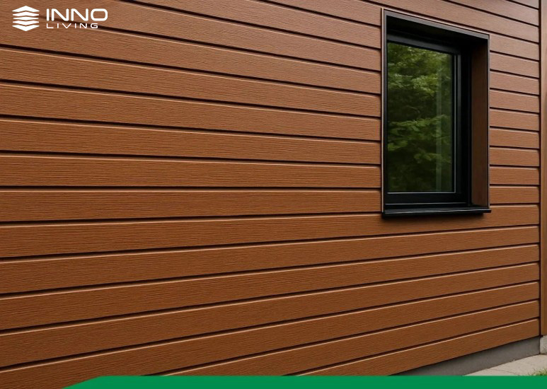 Ốp tường gỗ nhựa ngoài trời