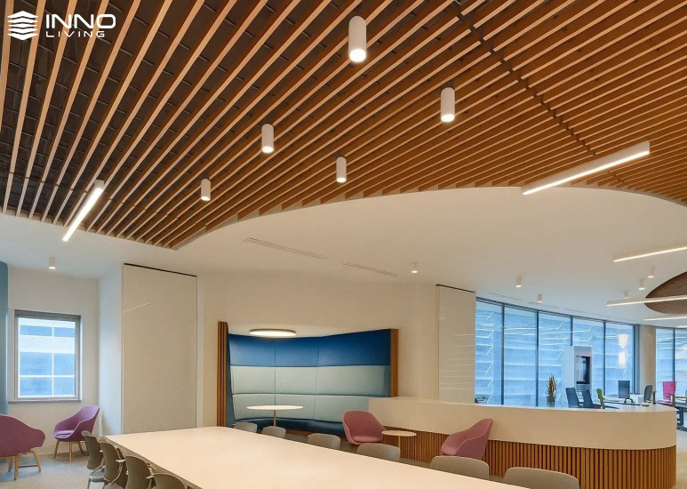 Lam trần thả gỗ nhựa