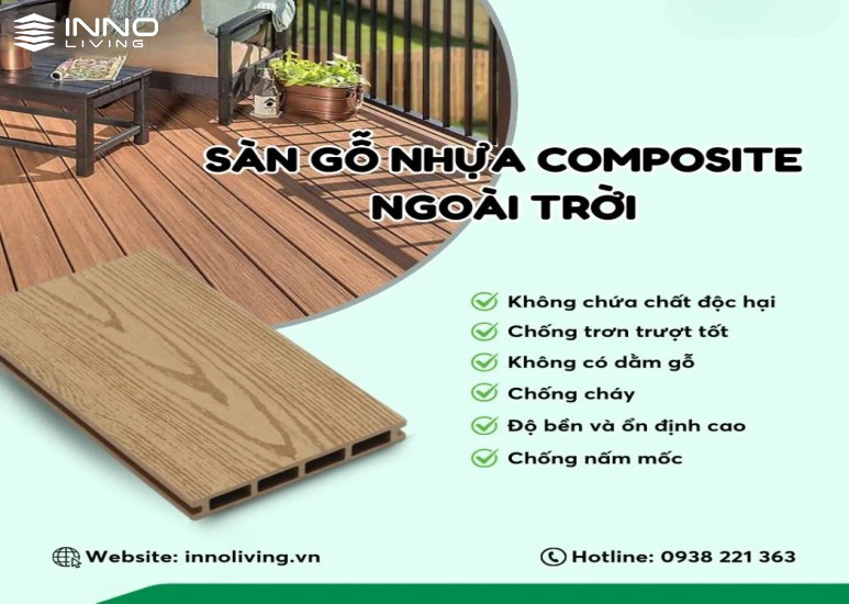 Top 4 Mẫu Sàn Gỗ Nhựa Composite Ngoài Trời Tốt Nhất Hiện Nay 3 Các mẫu sàn gỗ nhựa composite