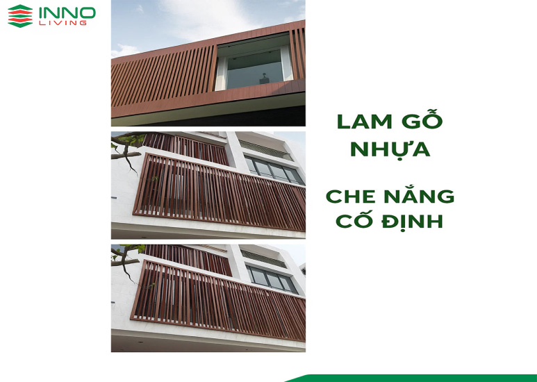 Lam che nắng gỗ nhựa ngoài trời