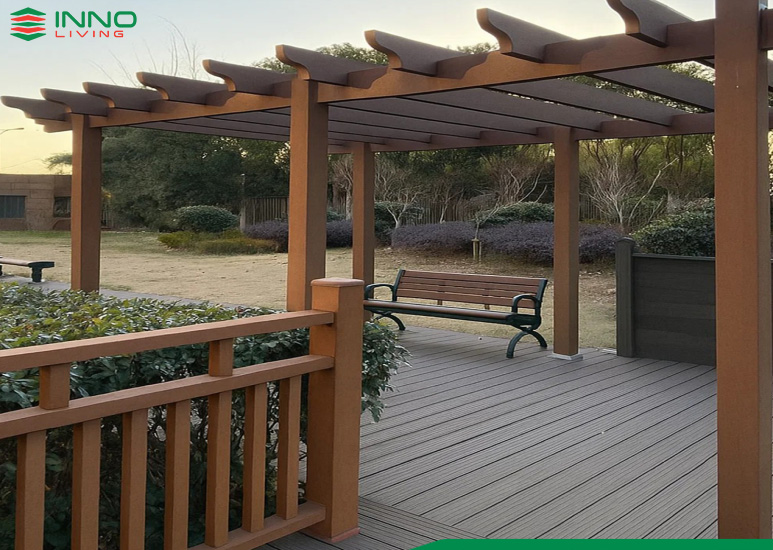 Lam che nắng gỗ nhựa ngoài trời