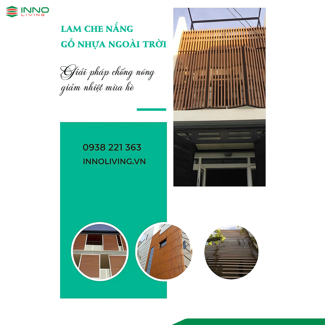 Lam che nắng gỗ nhựa ngoài trời rất được ưa chuộng