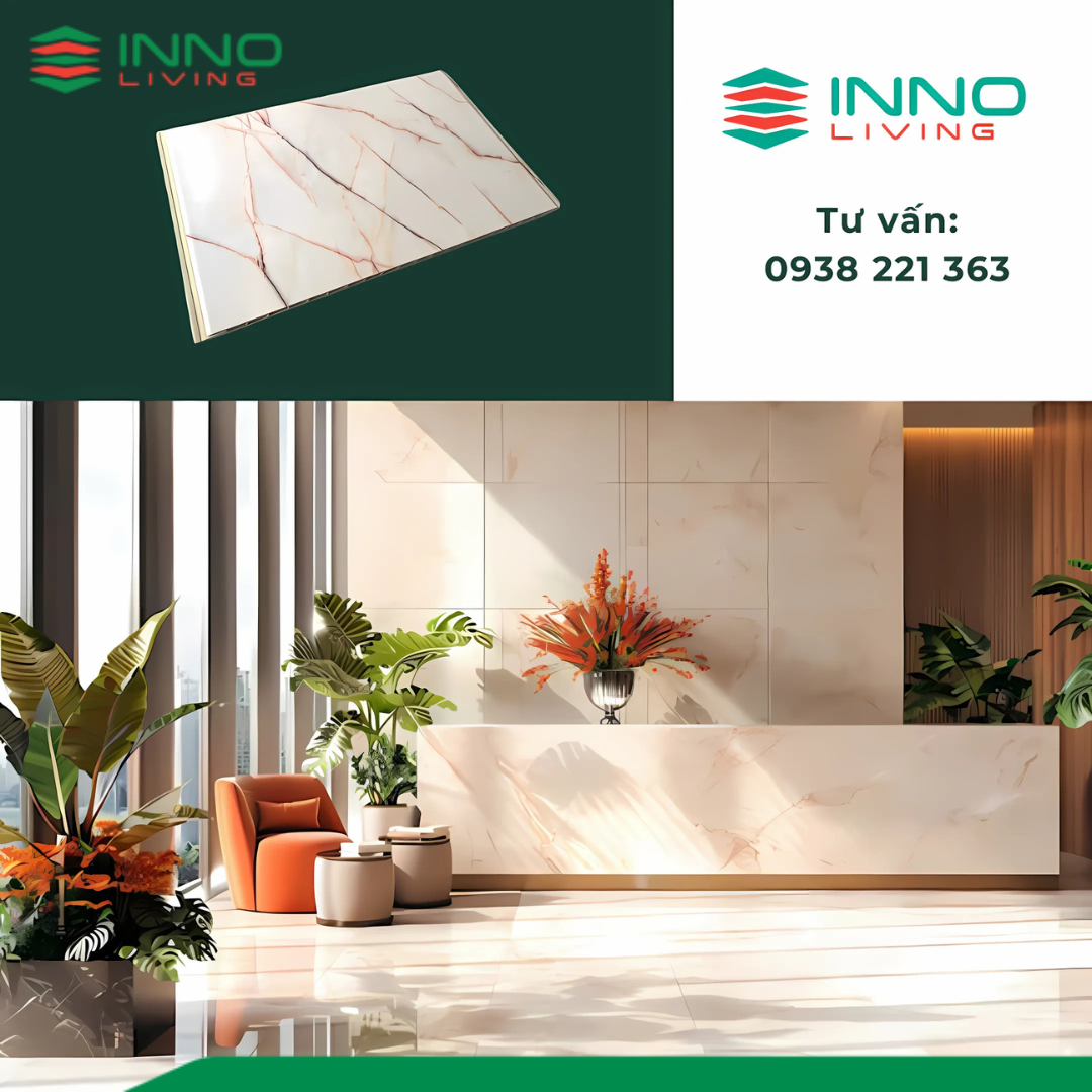 Ứng dụng của tấm ốp tường PVC Nano trong thiết kế sảnh khách sạn