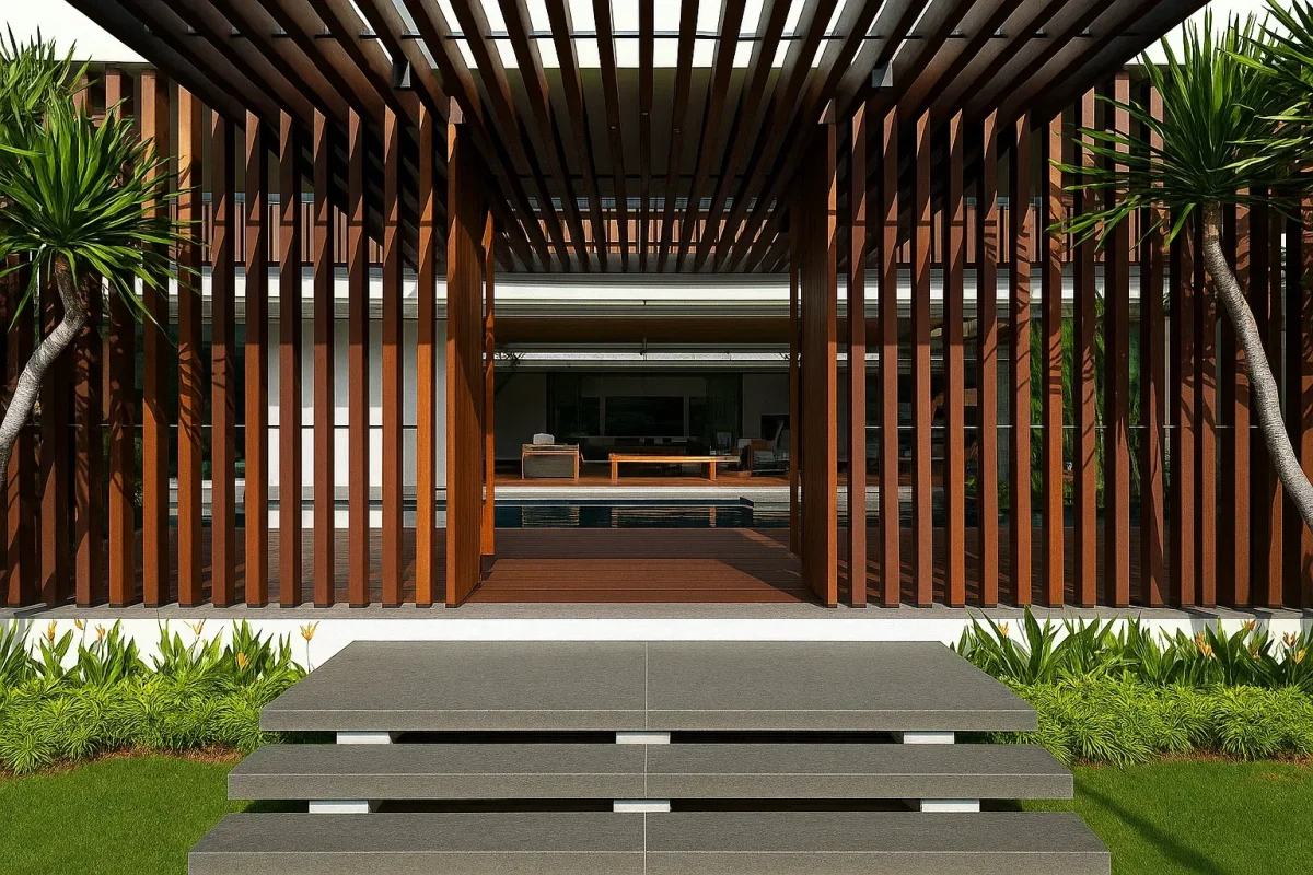 Lam Che Nắng Gỗ Nhựa