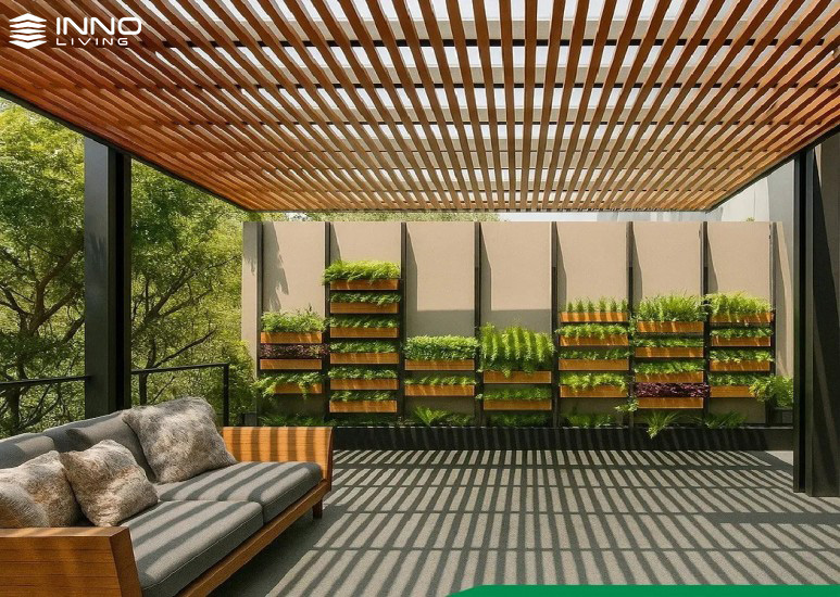 Những Lưu Ý Khi Thi Công Lam Che Nắng Gỗ Nhựa Ngoài Trời 2 Lam che nắng gỗ nhựa