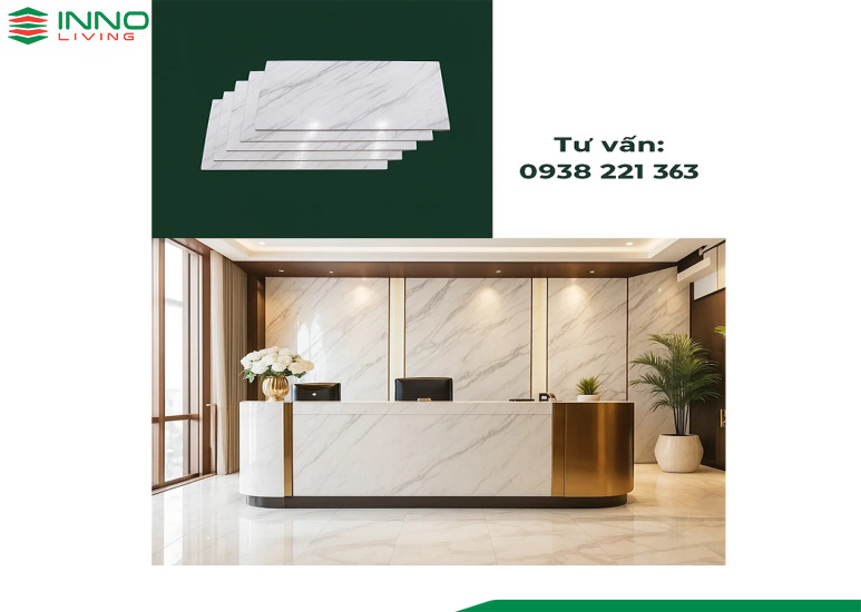 Tấm nhựa ốp tường PVC Nano