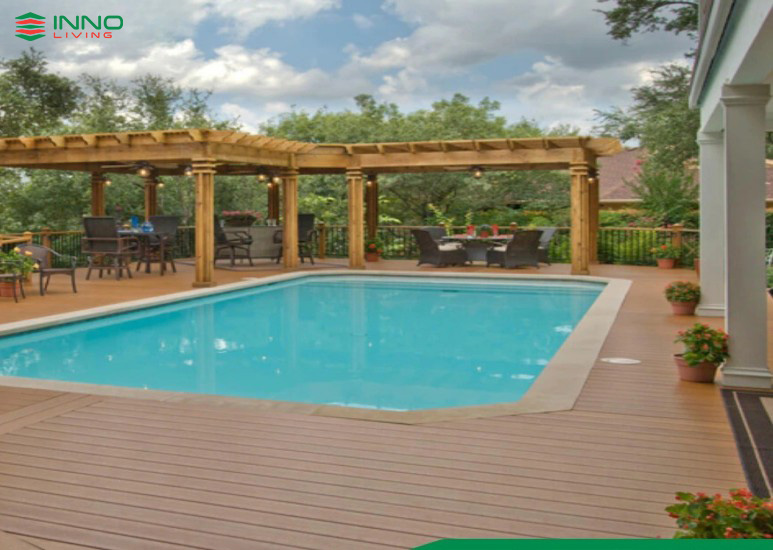 Gỗ nhựa ngoài trời