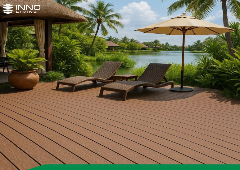 Gỗ nhựa ngoài trời