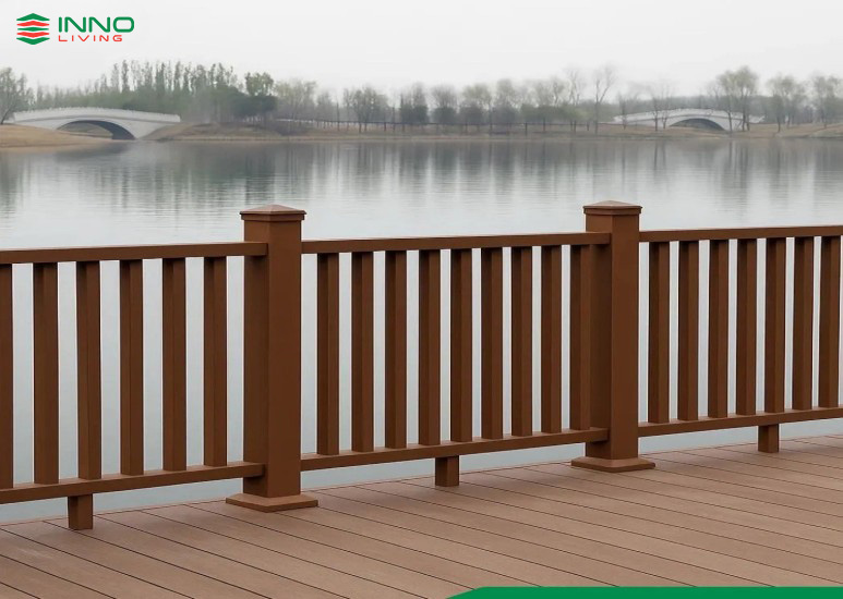 Tại Sao Nên Chọn Lan Can Gỗ Nhựa Ngoài Trời? 4 Lan can gỗ nhựa ngoài trời