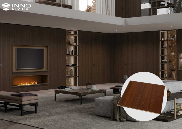 Tấm Ốp Nano Vân Gỗ Phù Hợp Với Phong Cách Nội Thất Nào? 1 Tấm ốp Nano vân gỗ