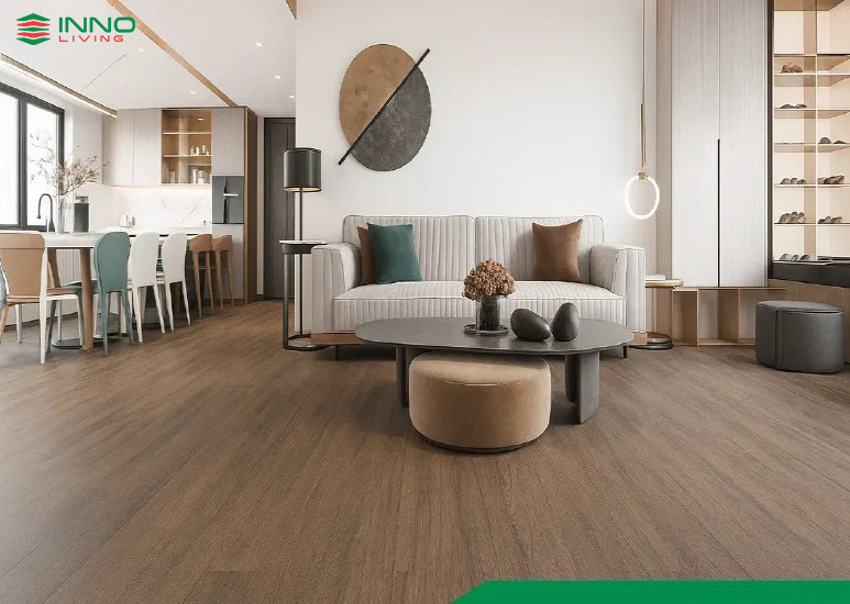 Sàn SPC Chống Trượt An Toàn Cho Người Già & Trẻ Em 2 Sàn SPC chống trượt