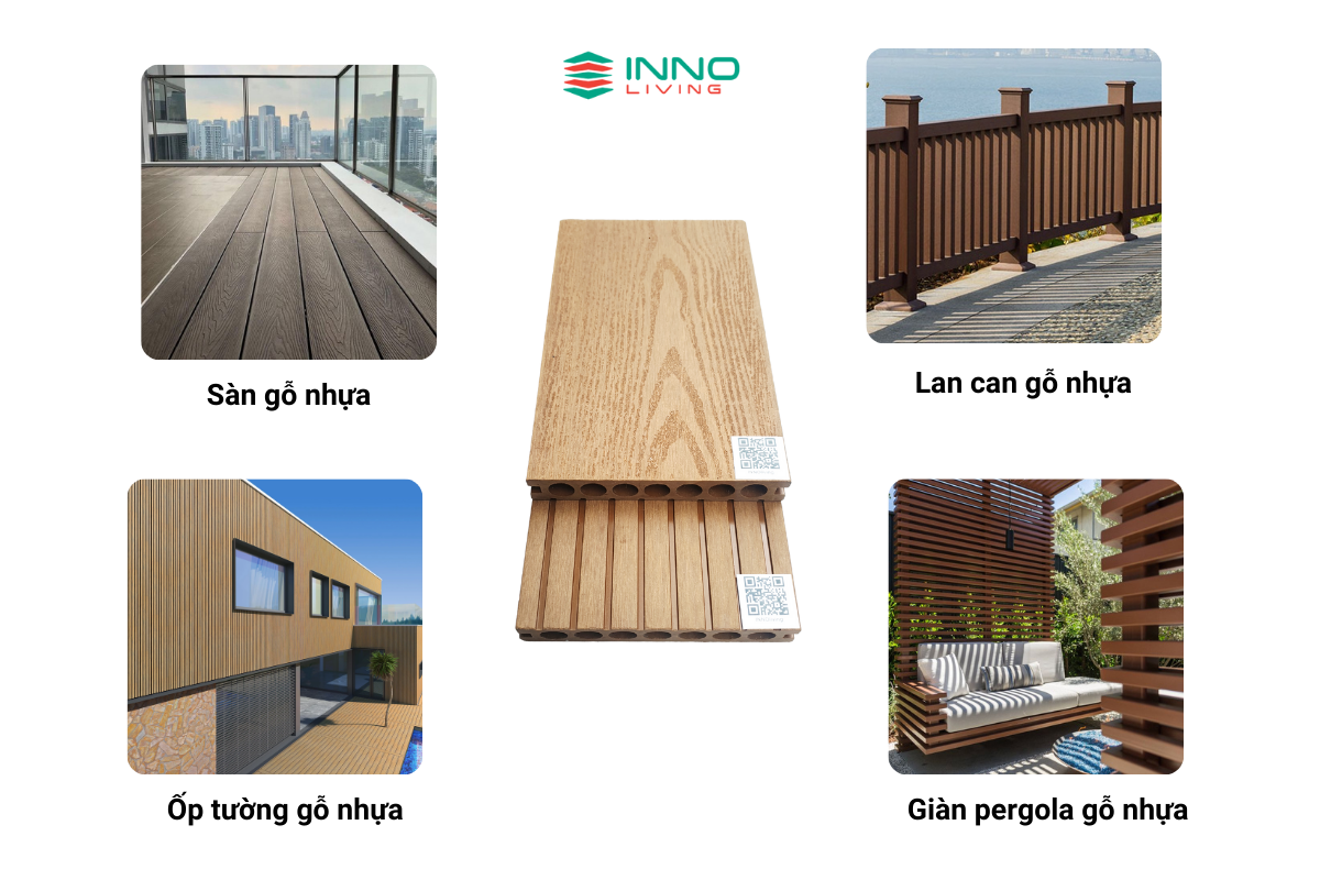 sàn gỗ nhựa composite ngoài trời