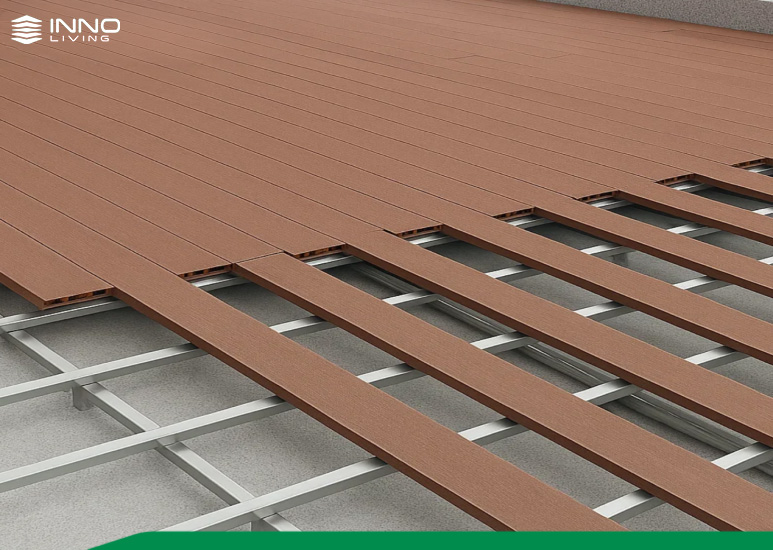 Kích thước sàn gỗ nhựa ngoài trời