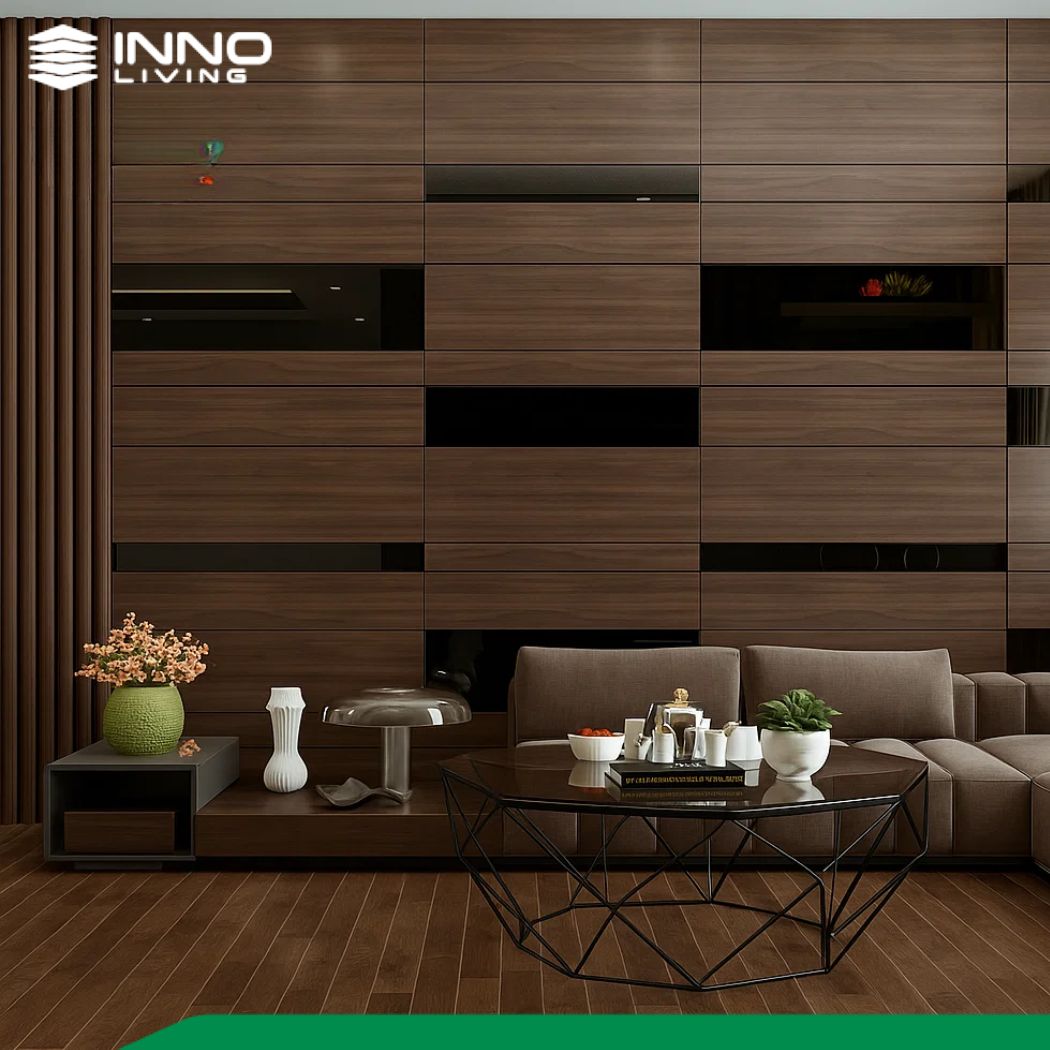 Cấu trúc các phân tử gỗ được bao bọc kín bởi lớp nhựa, vật liệu này hoàn toàn trơ với nước