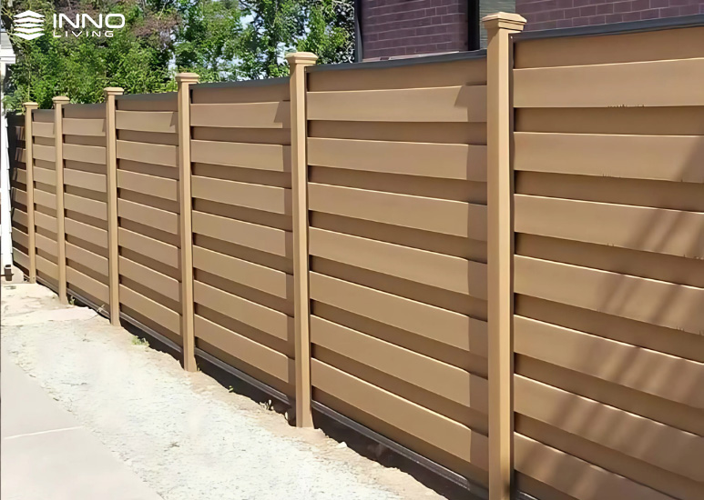 Hàng rào gỗ nhựa ngoài trời