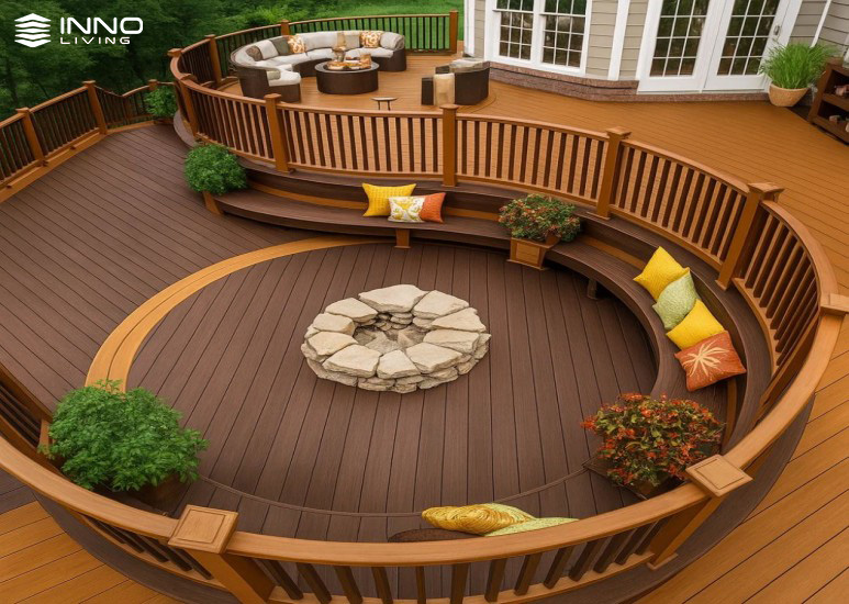 Kích thước gỗ nhựa ngoài trời