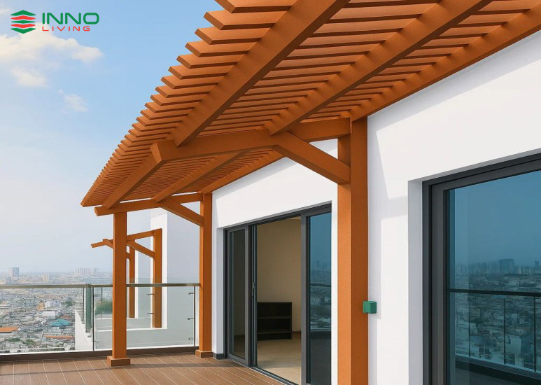 Kích thước lam gỗ nhựa ngoài trời