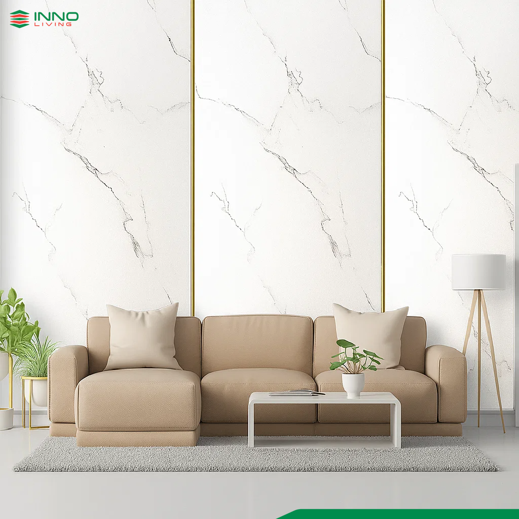 Tấm nhựa giả đá sang trọng, bền đẹp, chống thấm, dễ vệ sinh, giá phải chăng Tấm nhựa giả đá sang trọng, bền đẹp, chống thấm, dễ vệ sinh, giá phải chăng