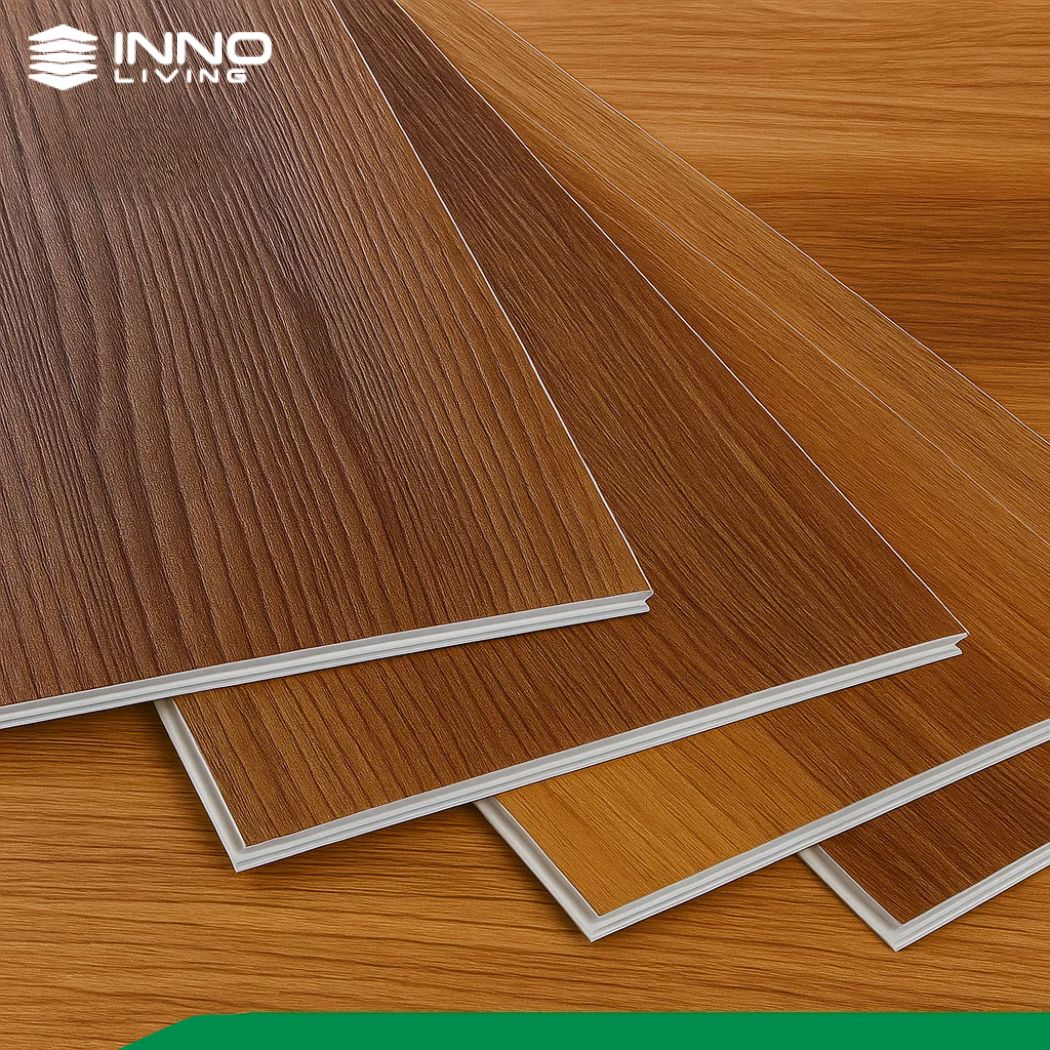Sàn gỗ nhựa trong nhà, hay còn gọi là sàn WPC (Wood-Plastic Composite)