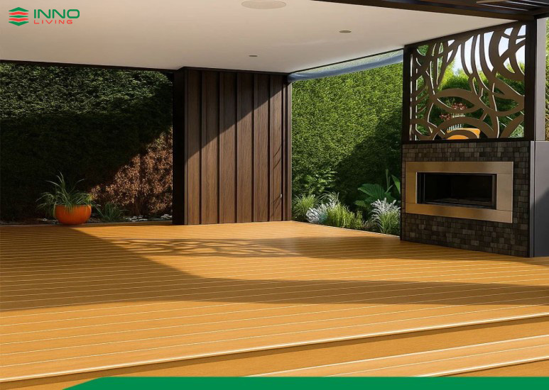 Sàn gỗ nhựa trong nhà