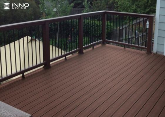 Thi công sàn gỗ nhựa ngoài trời