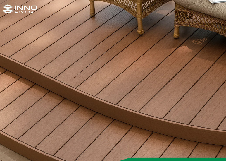 Thi công sàn gỗ nhựa ngoài trời