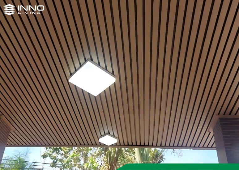 5 Ưu Điểm Vượt Trội Của Trần Gỗ Nhựa Ngoài Trời Tại INNOliving 5 Trần gỗ nhựa ngoài trời