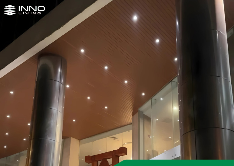 5 Ưu Điểm Vượt Trội Của Trần Gỗ Nhựa Ngoài Trời Tại INNOliving 6 Trần gỗ nhựa ngoài trời