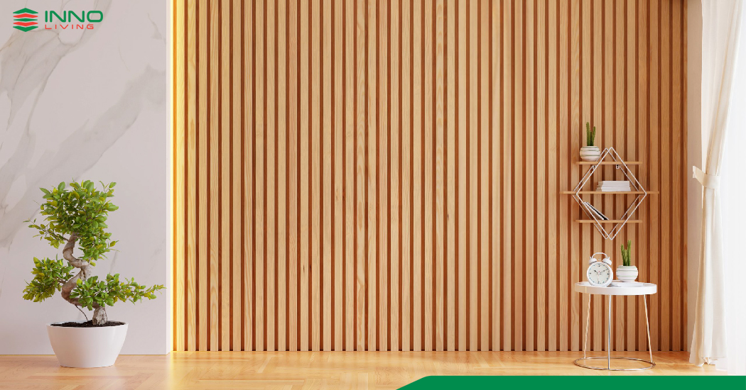 Gỗ nhựa trong nhà của INNO LIVING có nhiều mẫu mã đường vân cũng như kích thước