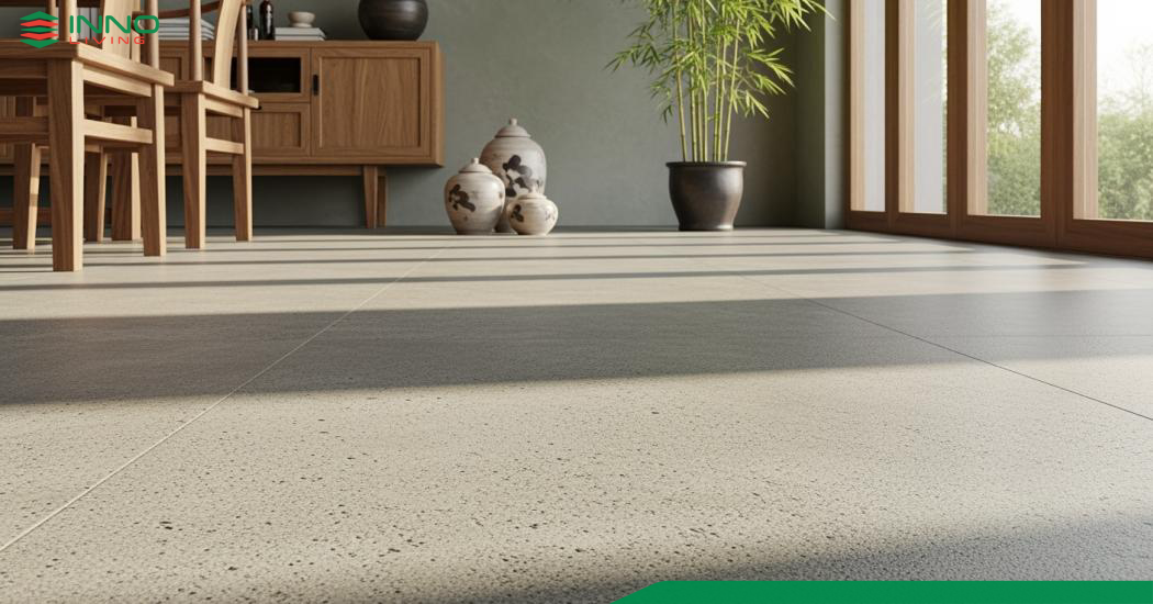Ưu điểm nổi bật của sàn vinyl vân bê tông Ưu điểm nổi bật của sàn vinyl vân bê tông