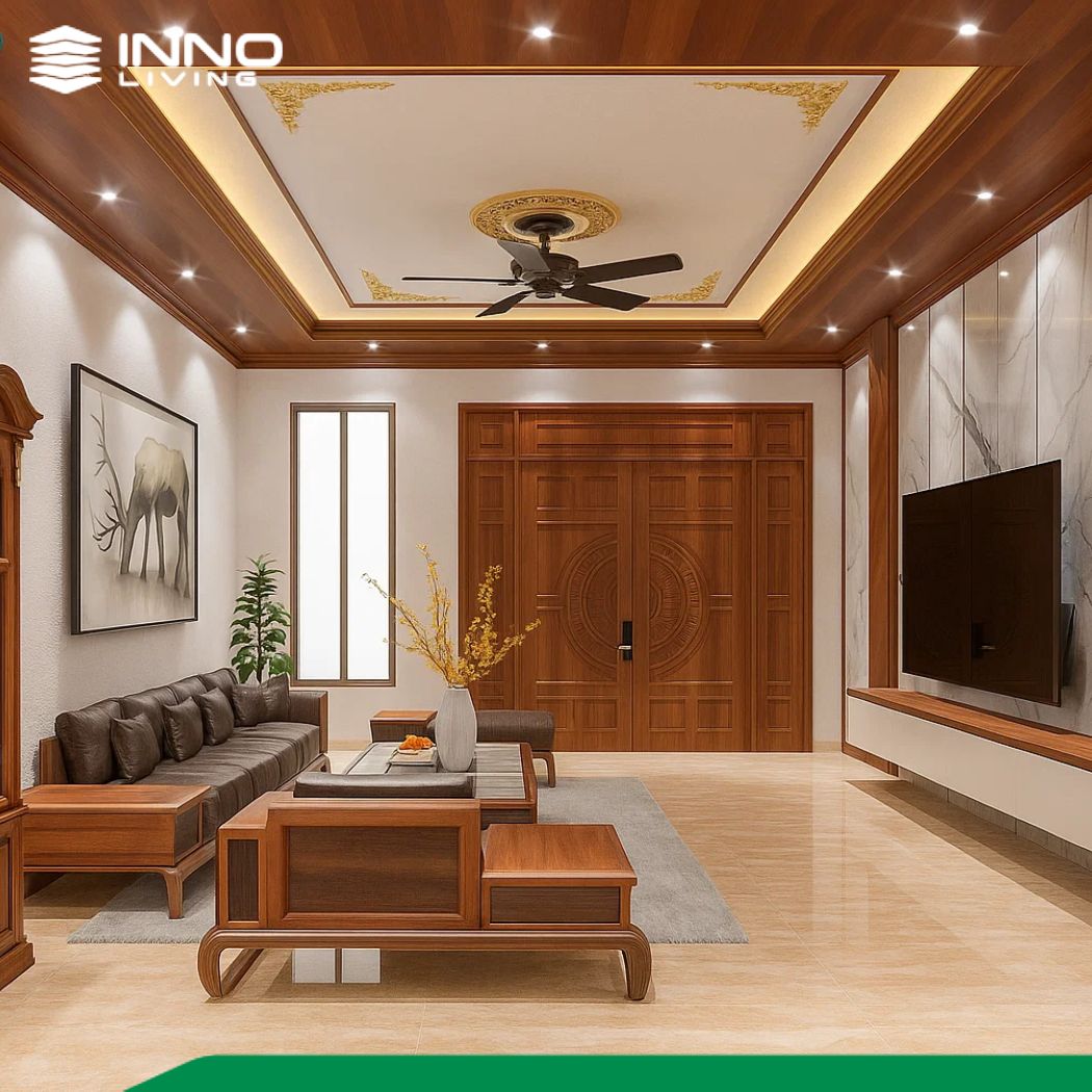 Bề mặt nhẵn bóng, chống bám bẩn giúp việc vệ sinh trở nên vô cùng đơn giản