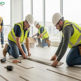 Sàn vinyl hèm khóa