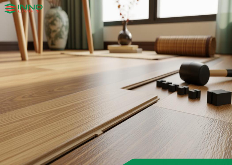 Sàn vinyl hèm khóa