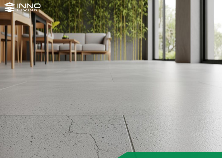 Sàn vinyl vân bê tông