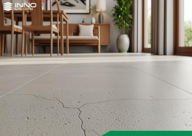 Sàn vinyl vân bê tông