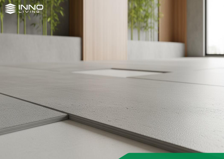 Sàn vinyl vân bê tông