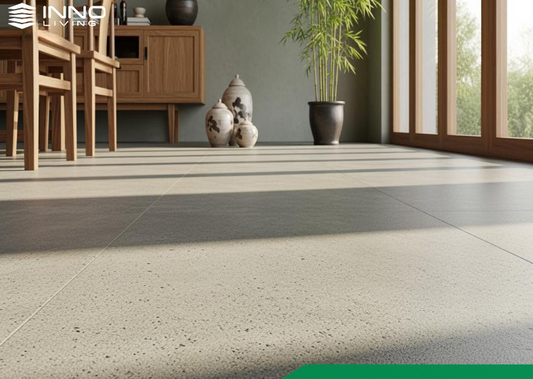 Sàn vinyl vân bê tông