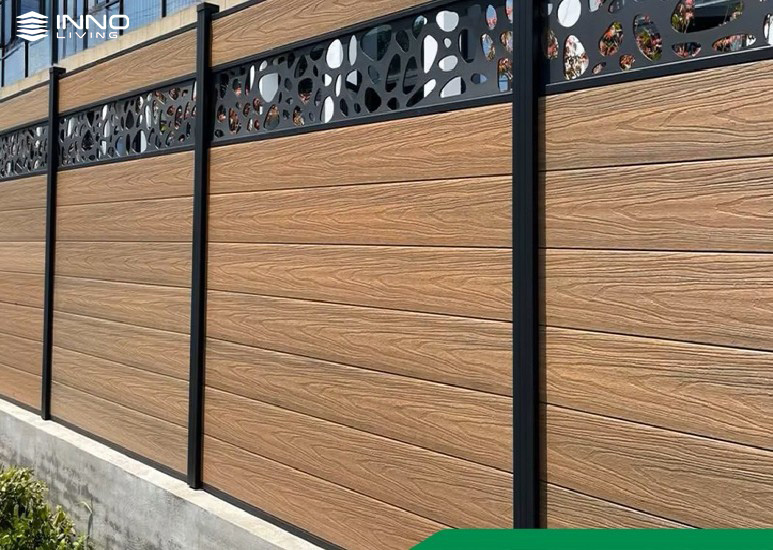 Cổng – hàng rào ngoài trời bằng gỗ nhựa