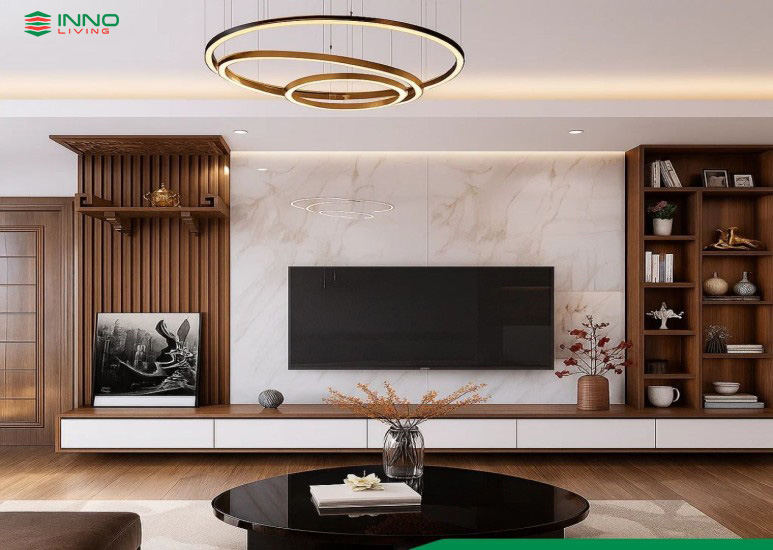 Lam sóng gỗ nhựa trong nhà