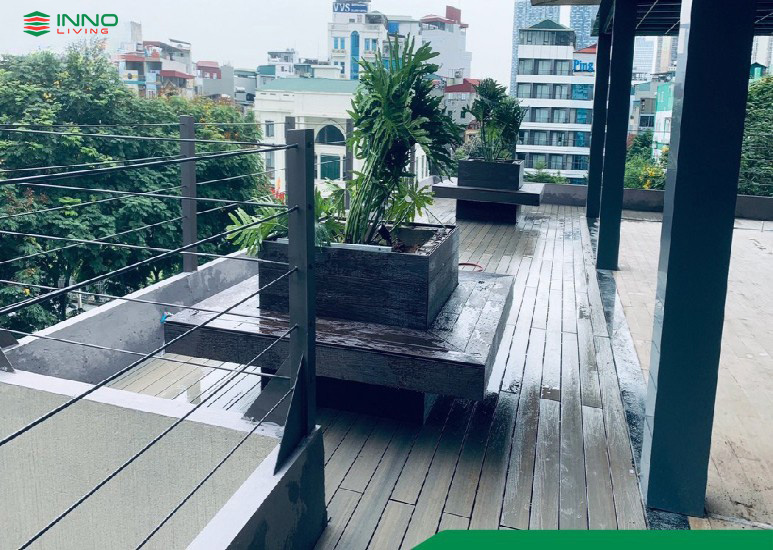 Sàn gỗ nhựa ngoài trời