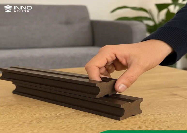 Thanh đà gỗ nhựa ngoài trời