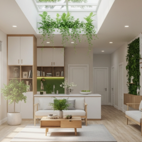 Giải Pháp Nội Thất Sạch Cho Nhà Phố Xanh Mát