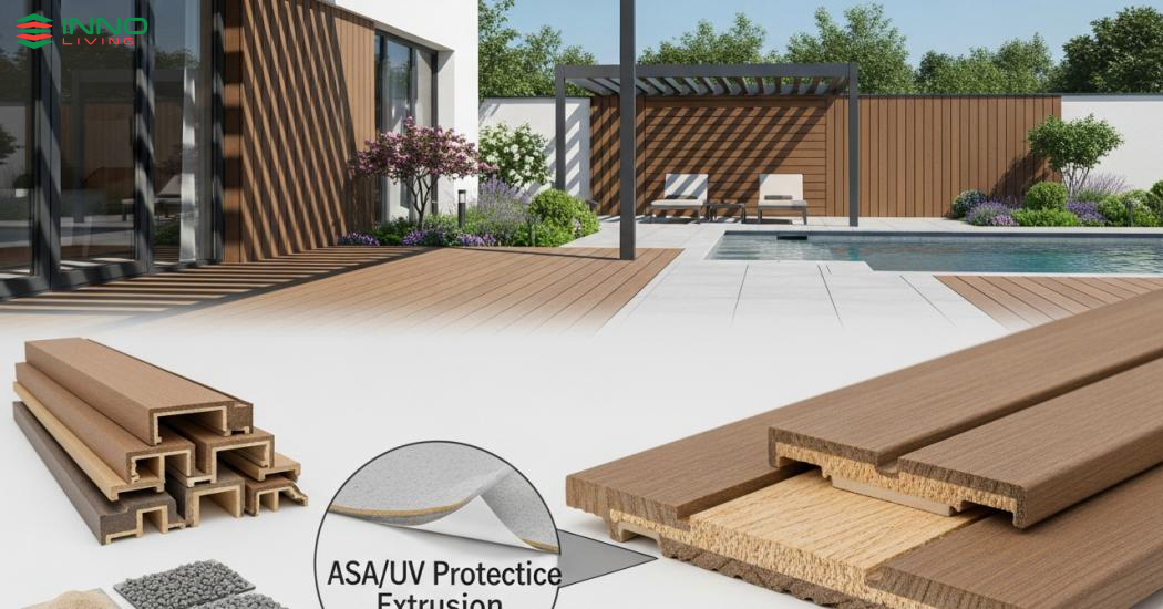 Gỗ nhựa composite tái chế ngoài trời là gì và cấu tạo