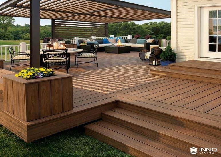 Gỗ nhựa ngoài trời của INNO LIVING Gỗ nhựa ngoài trời của INNO LIVING