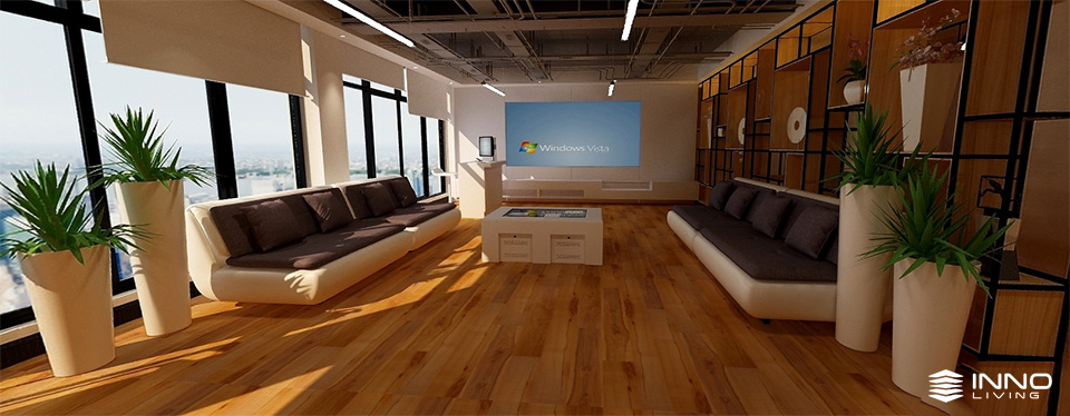 Lớp lõi SPC cứng cáp và thêm lớp xốp foam trải mặt dưới Lớp lõi SPC cứng cáp và thêm lớp xốp foam trải mặt dưới