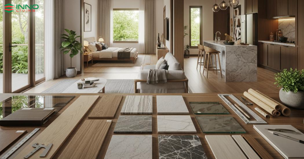 Đề xuất layout content và checklist lựa chọn vật liệu nội thất cao cấp cho nhà ở