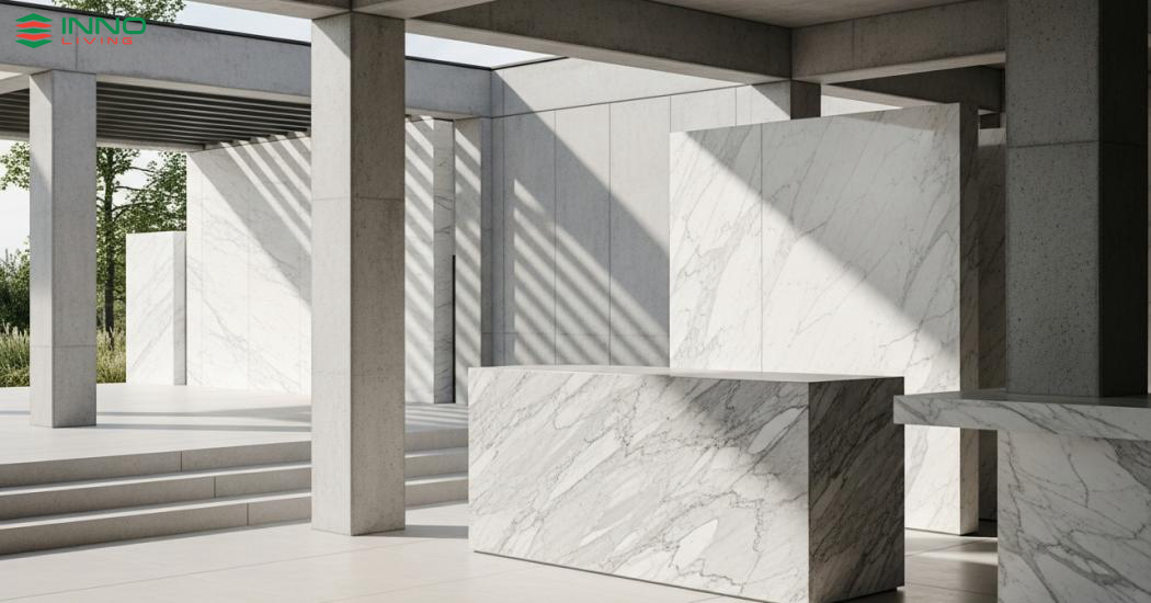 Vật liệu tự nhiên tiên tiến – Đá Vicostone, marble và bê tông chịu lực